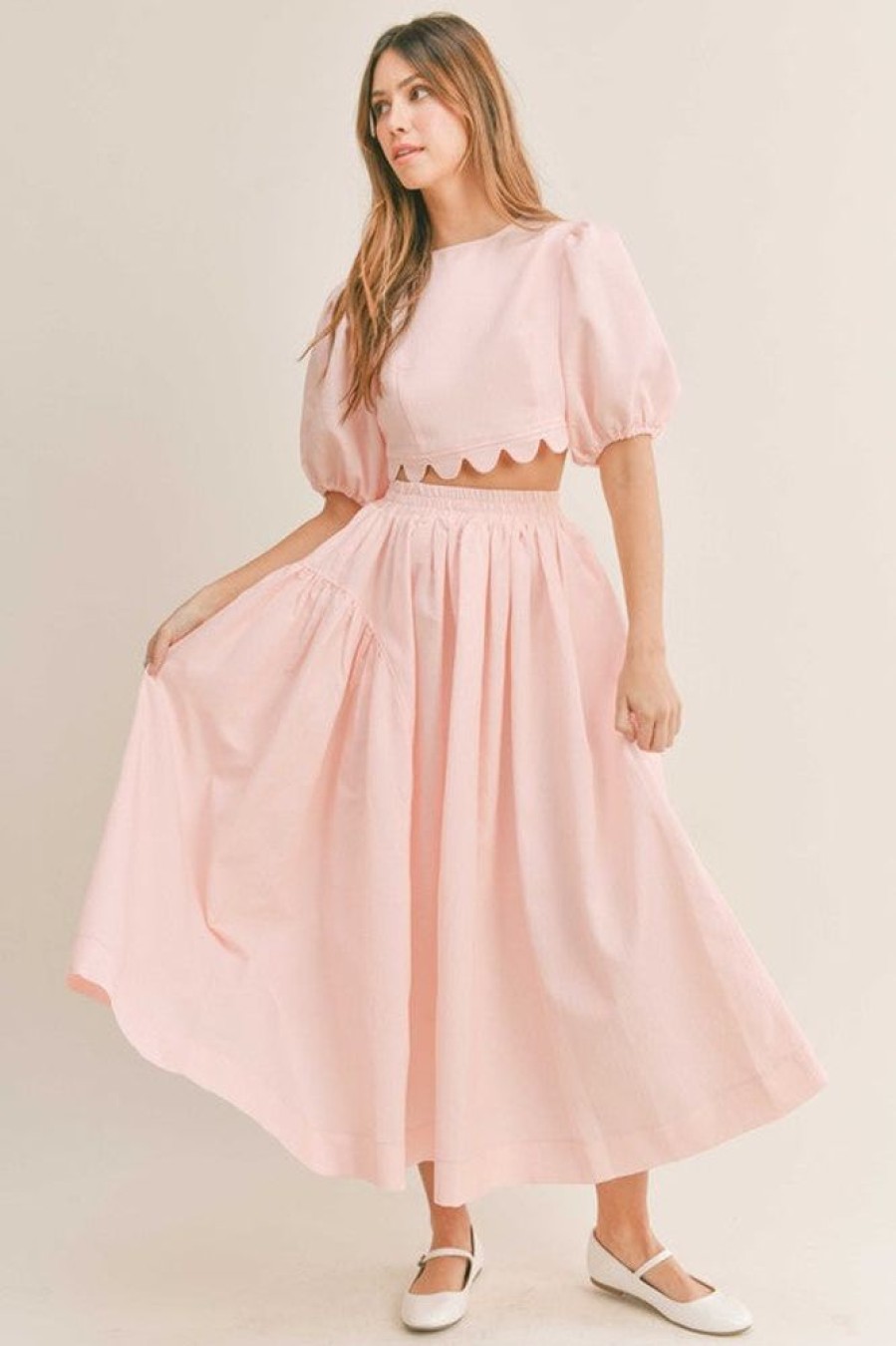 Clothing Mable Eden Skirt Set Pink