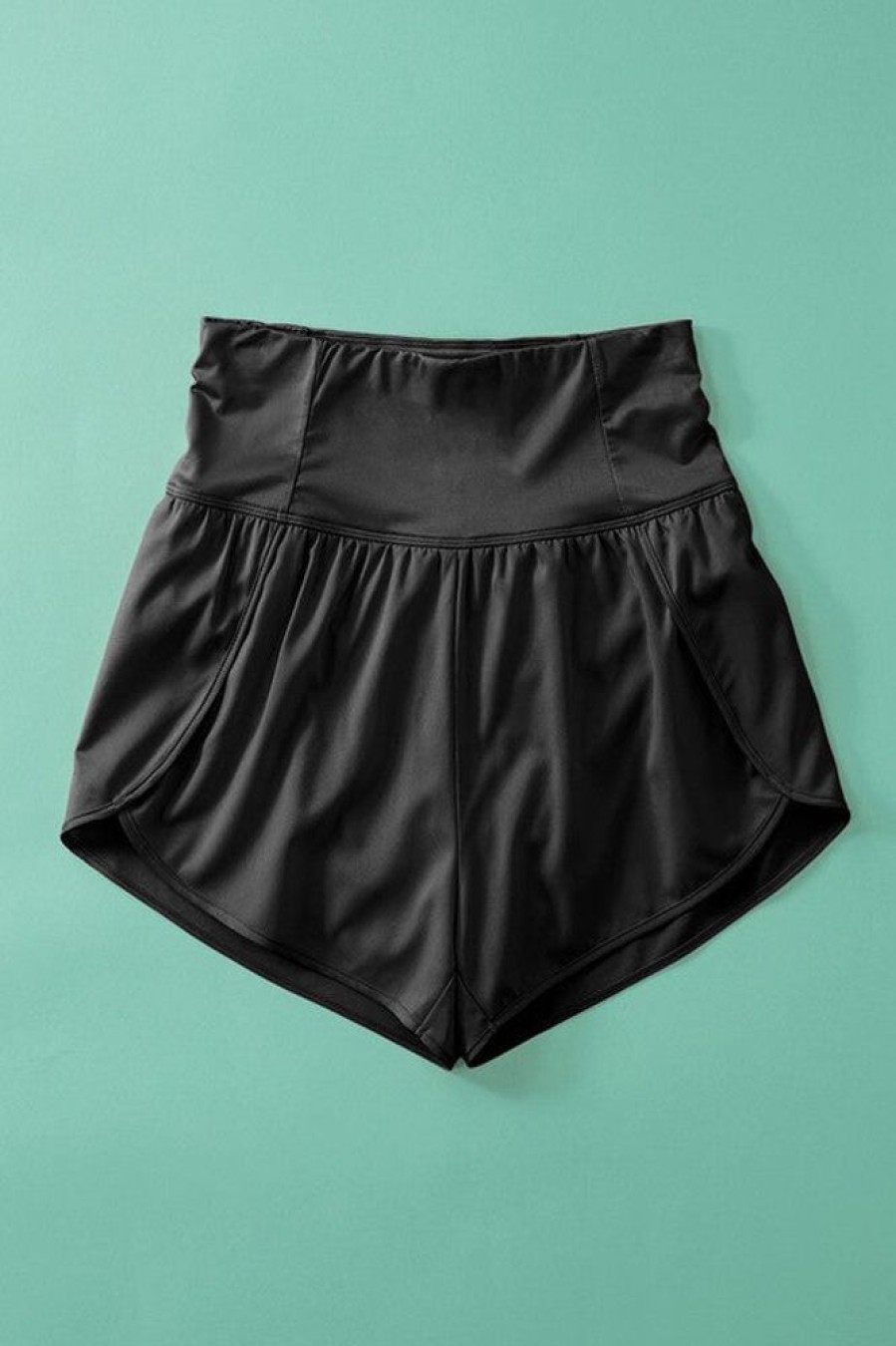 Clothing Trend Notes Chic Running Shorts Black