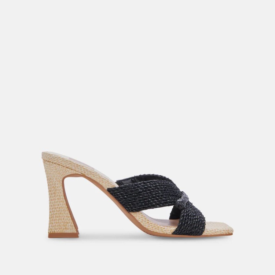 Shoes Dolce Vita Dolce Vita -Nitro- Black Raffia