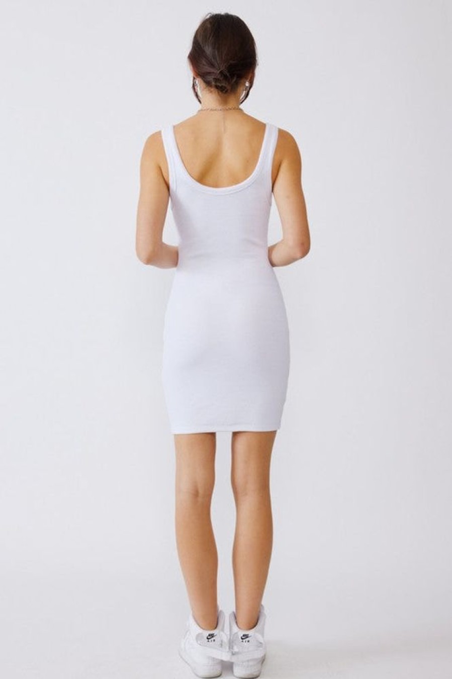 Clothing Signature 8 Ribbed Tank Dress