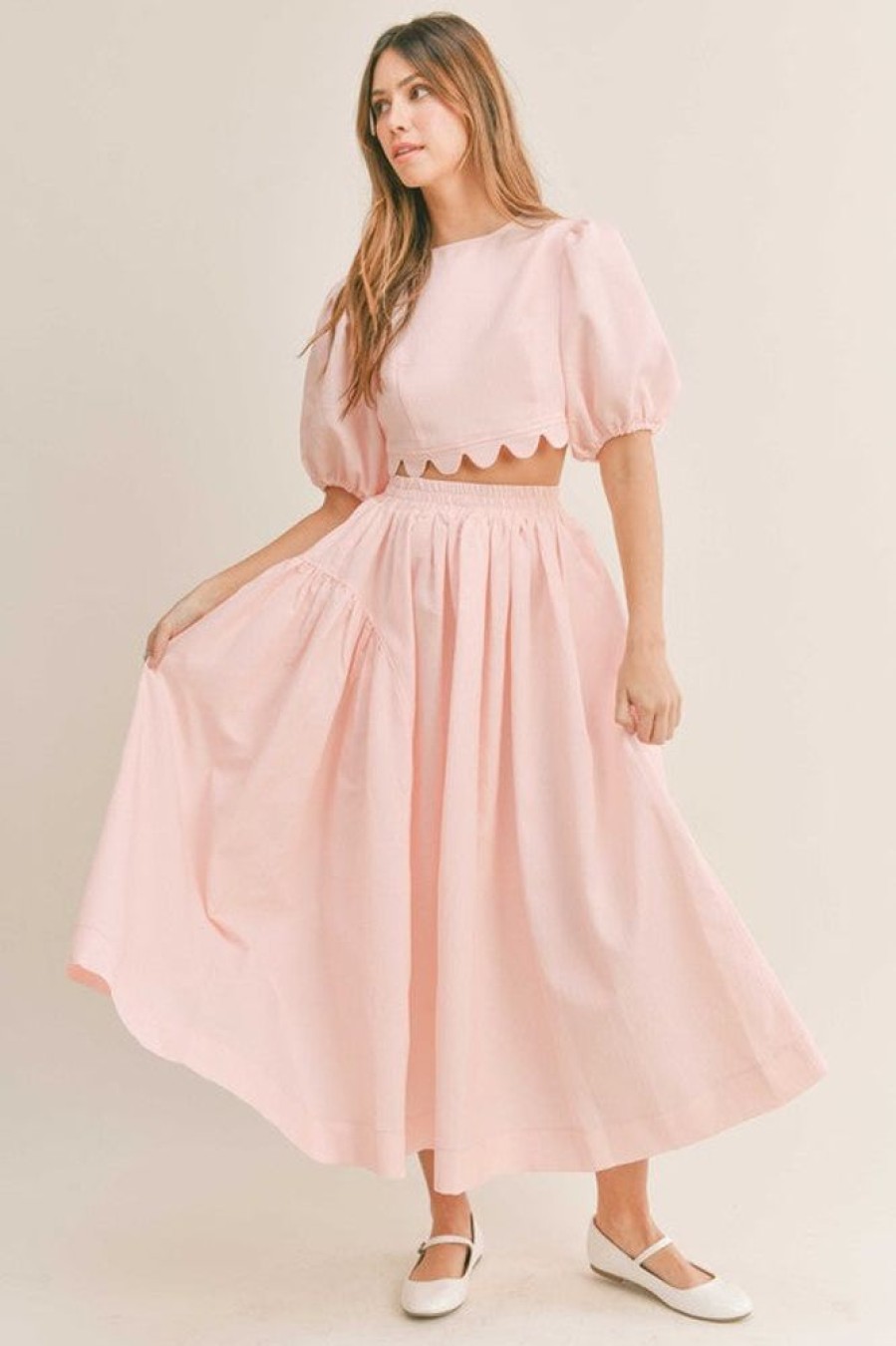 Clothing Mable Eden Skirt Set Pink