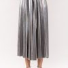 Clothing Sofie the label Alessandra Pleated Skirt Silver