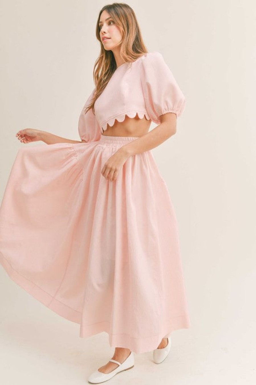 Clothing Mable Eden Skirt Set Pink