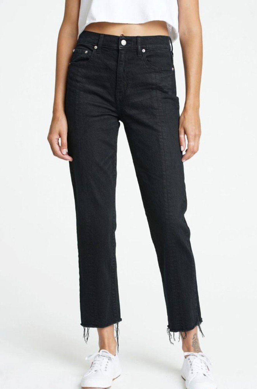 Clothing Daze Daze Denim -Straight Up Curfew Jeans Vintage Black