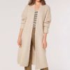 Clothing Apricot Inc Luxe Longline Cardigan Stone