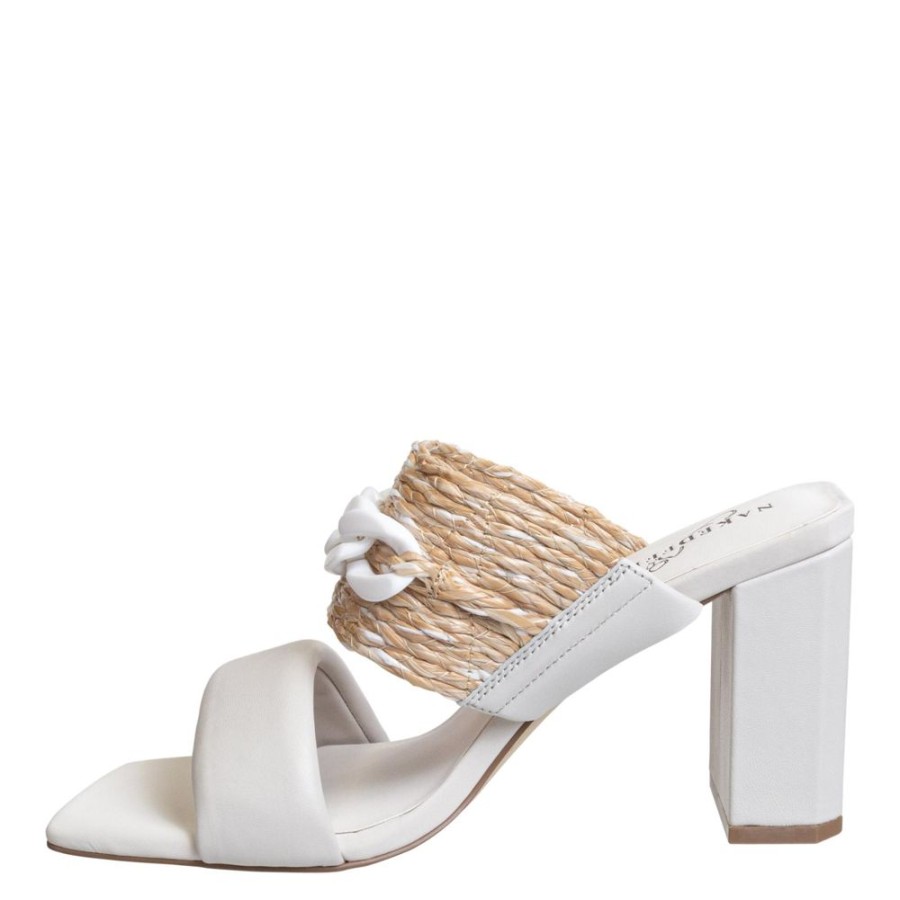 Shoes NAKED FEET Naked Feet - Propriety In Heeled Sandals Raffia