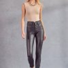 Clothing KanCan Lacey Vegan Leather Pants