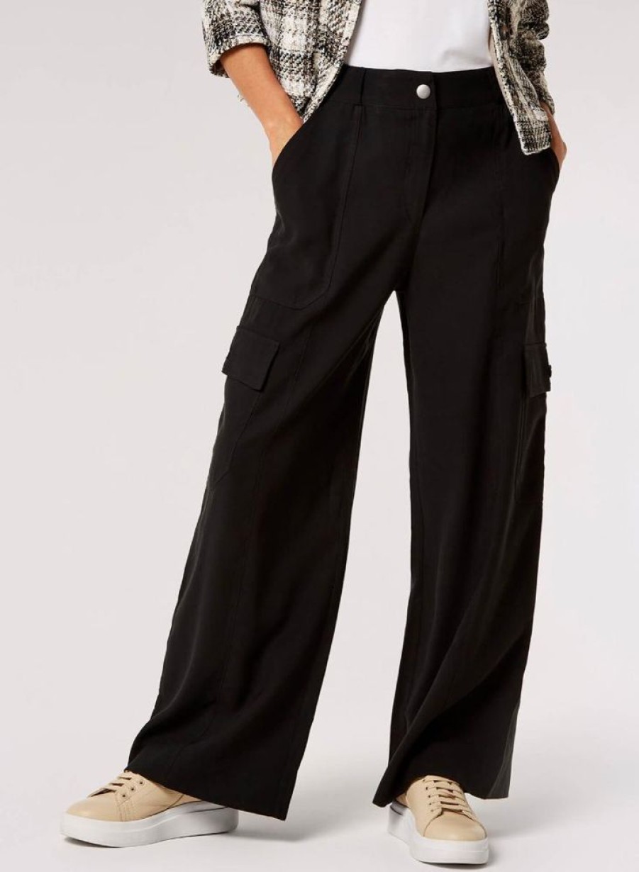 Clothing Apricot Inc Cargo Trousers Black