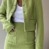 Clothing Et Clet Gracia Skirt Matcha