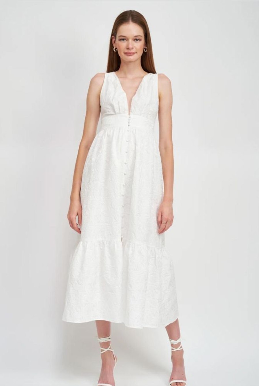 Clothing Ensaison Beatrice Dress White