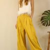 Clothing Mulla Jasmine Linen Pants Mustard