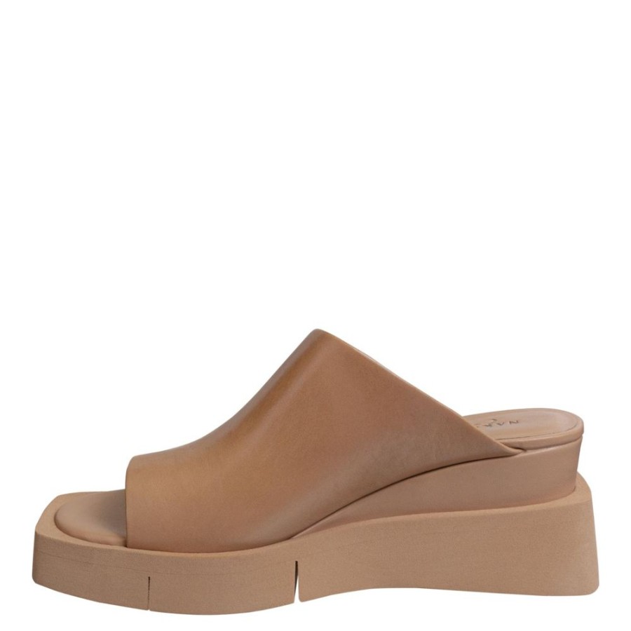 Shoes NAKED FEET Naked Feet - Infinity In Wedge Sandals Camel