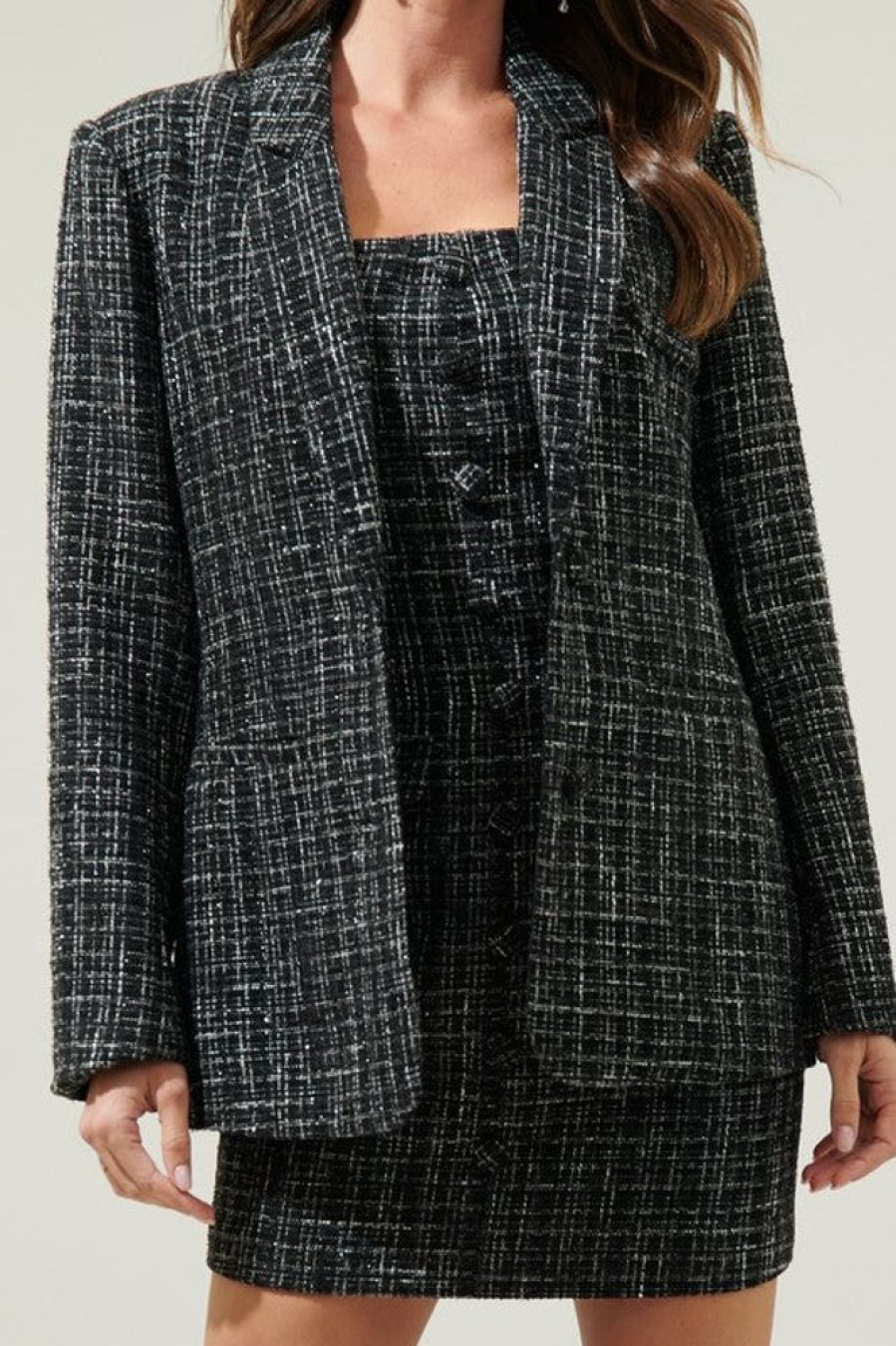 Clothing Sugar Lips Margaret Tweed Blazer