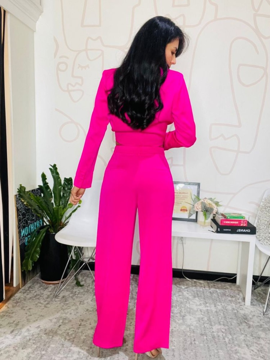 Clothing Lucy Paris Lucy Paris -Hailey Pants- Fuchsia