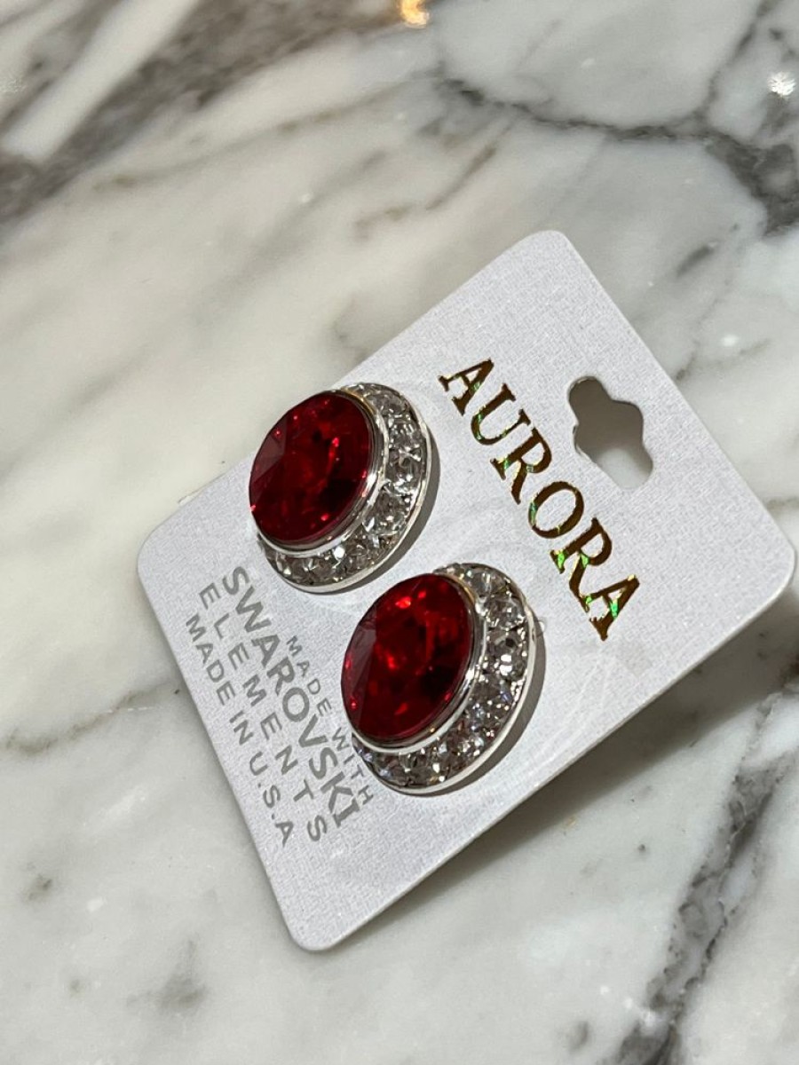 Accessories Joia Aurora Earrings Ruby