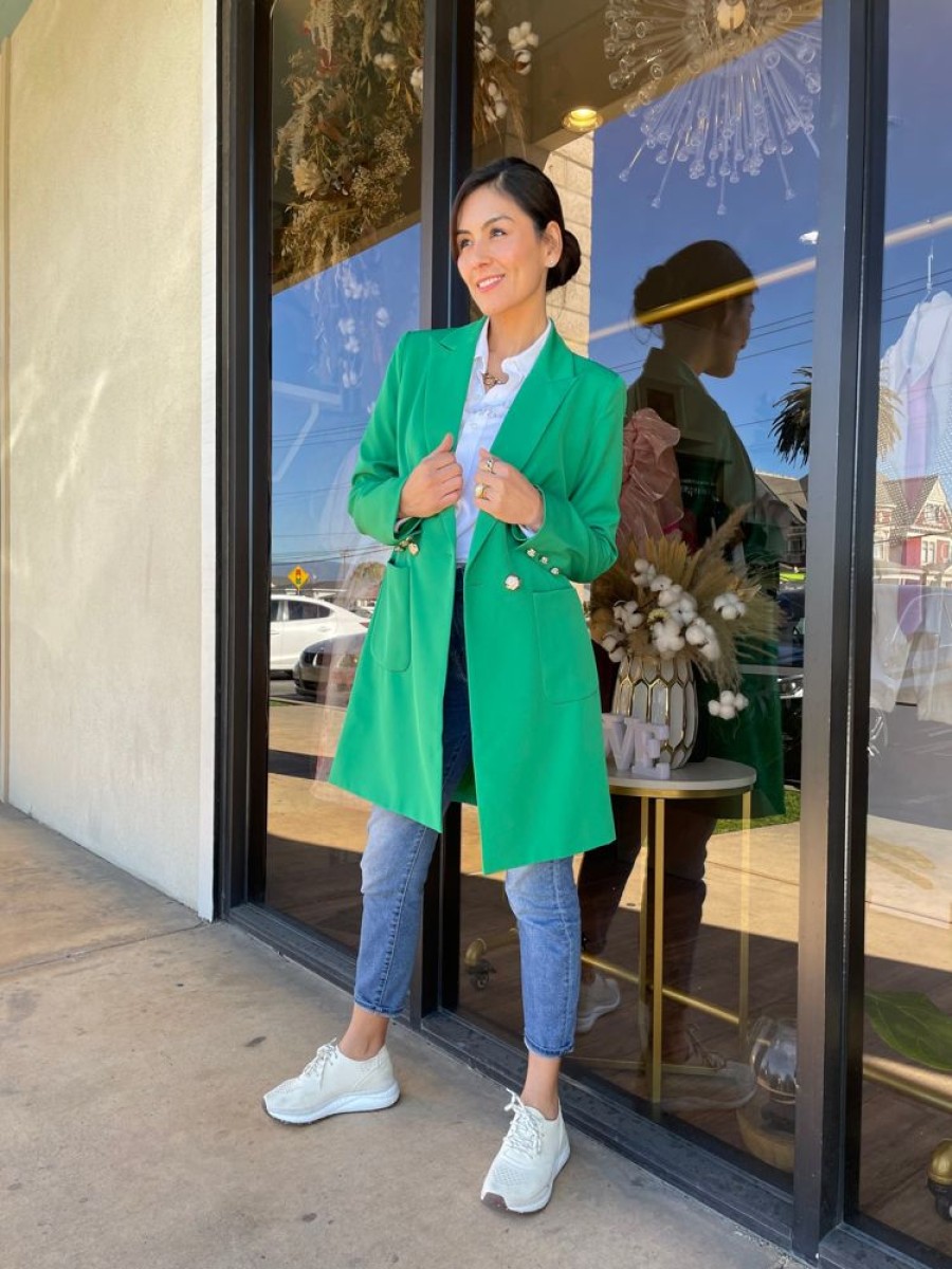 Clothing Cezele Jillian Coat Green