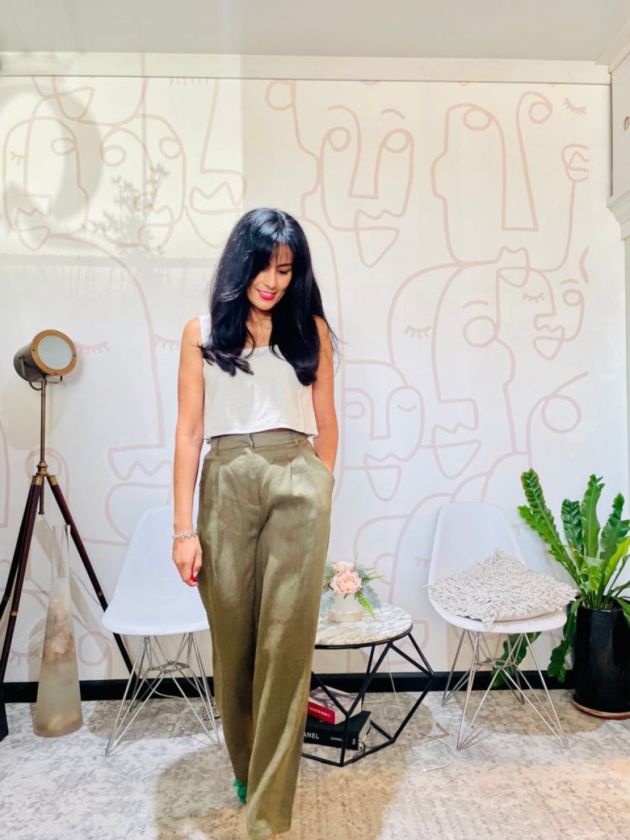 Clothing Lucy Paris Lucy Paris -Joey Linen Pants-