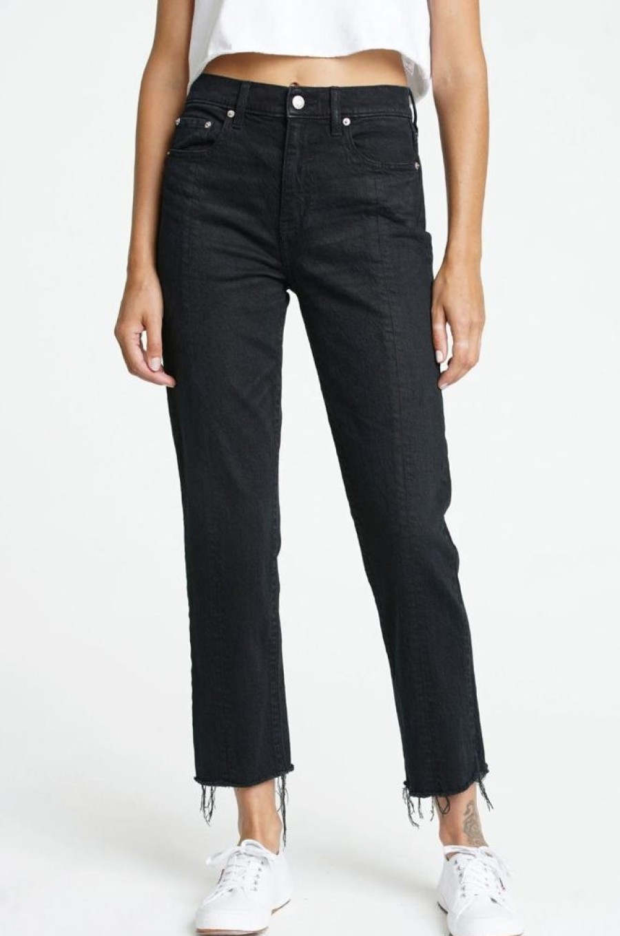 Clothing Daze Daze Denim -Straight Up Curfew Jeans Vintage Black