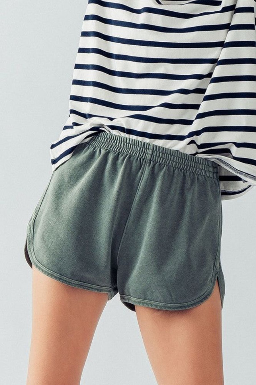 Clothing Trend Notes Alyssa Comfort Shorts Sage