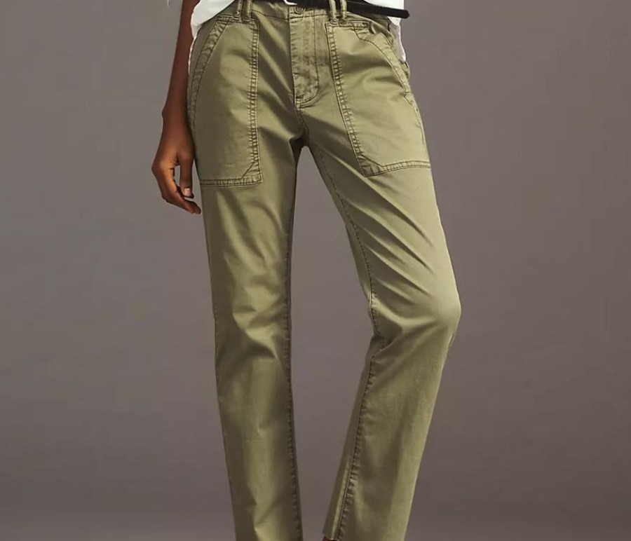 Clothing LTJ Ltj -Greeicy Pants- Olive