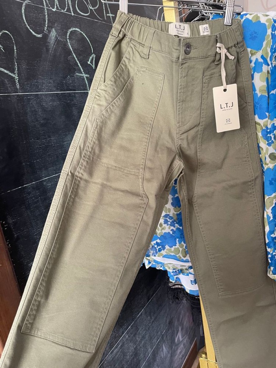 Clothing LTJ Ltj -Greeicy Pants- Olive