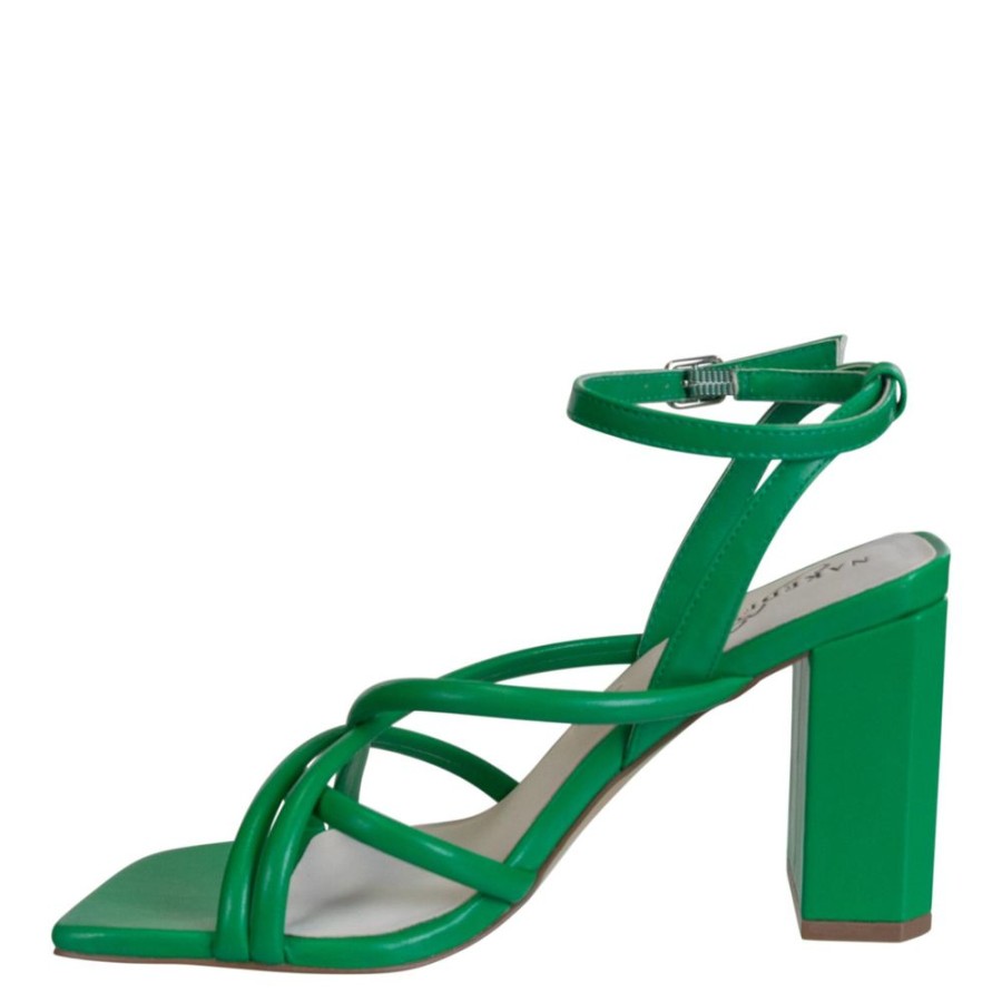 Shoes NAKED FEET Naked Feet - Mood In Heeled Sandals Green