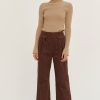 Clothing Crescent Oriane Demin Pants Choco