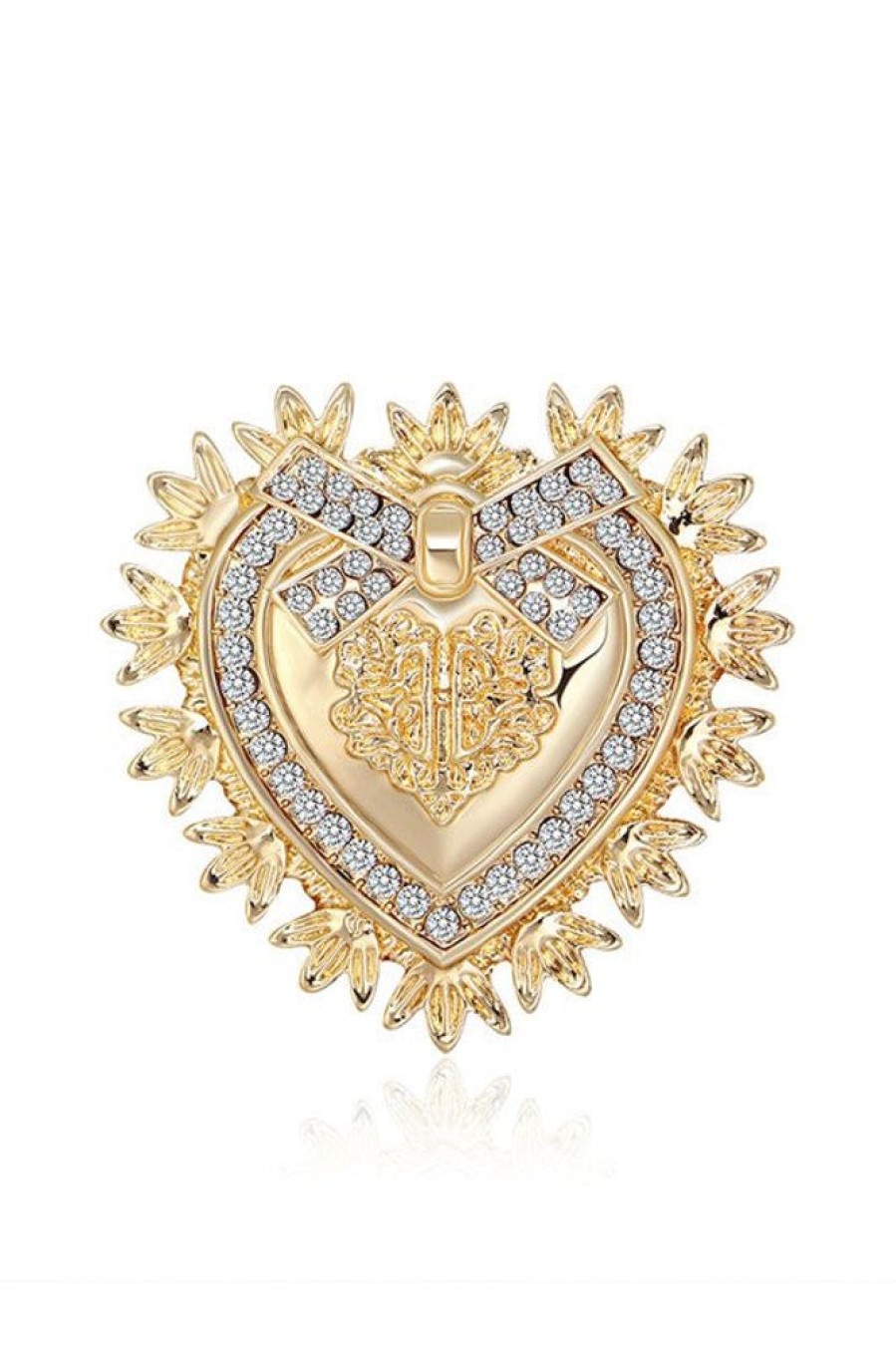 Accessories Ole Coeur Brooch Gold