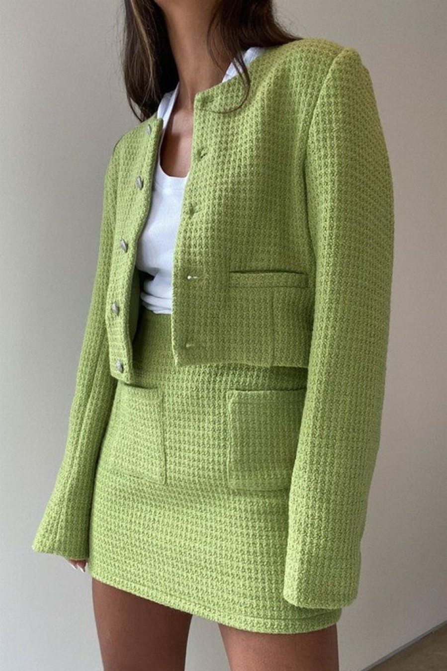 Clothing Et Clet Gracia Skirt Matcha