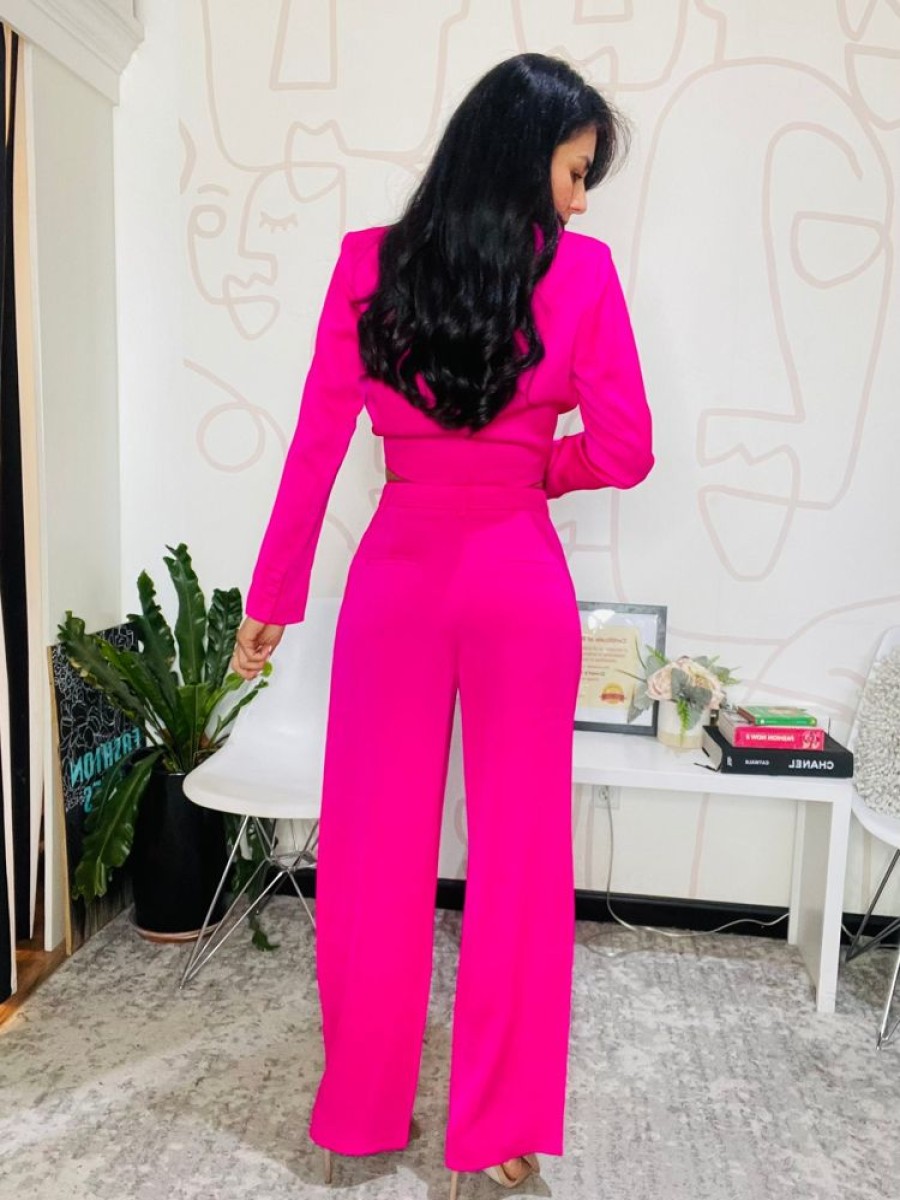 Clothing Lucy Paris Lucy Paris -Hailey Pants- Fuchsia