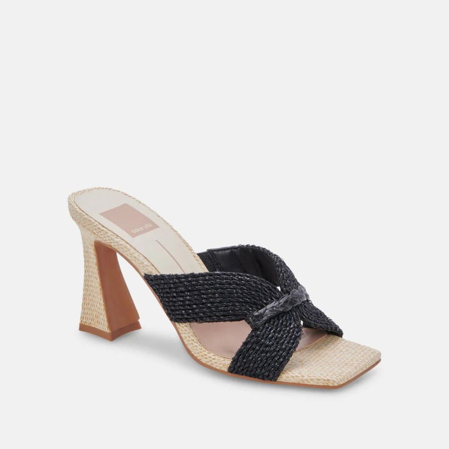 Shoes Dolce Vita Dolce Vita -Nitro- Black Raffia