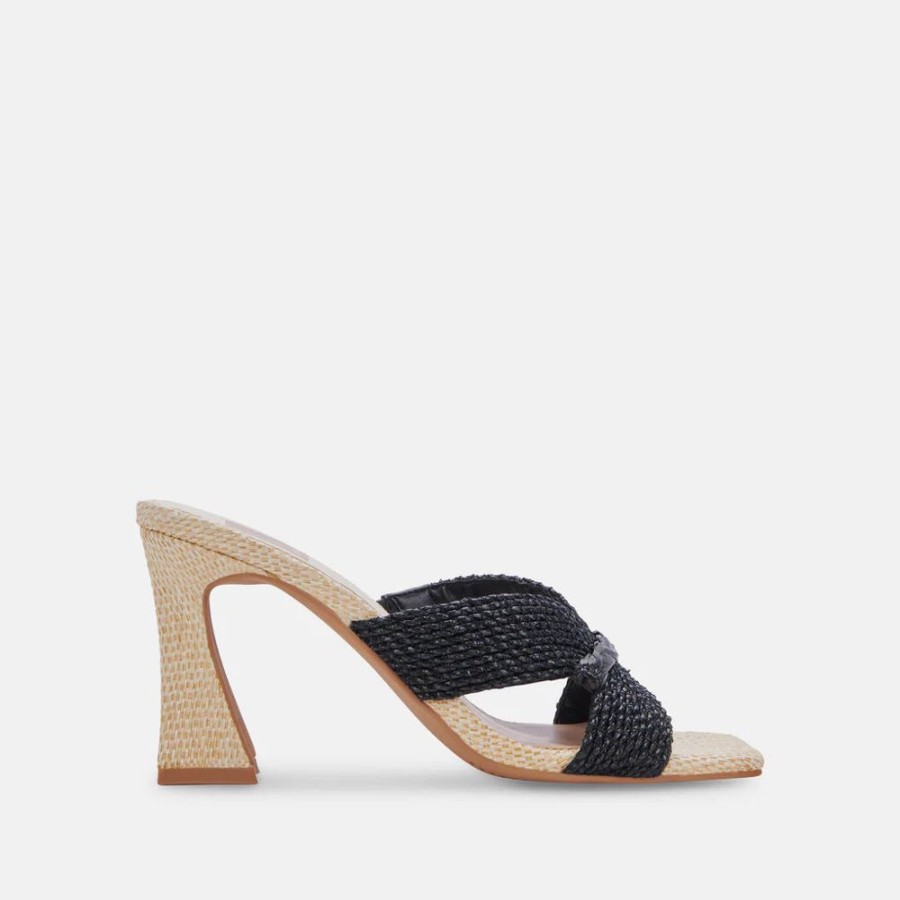 Shoes Dolce Vita Dolce Vita -Nitro- Black Raffia