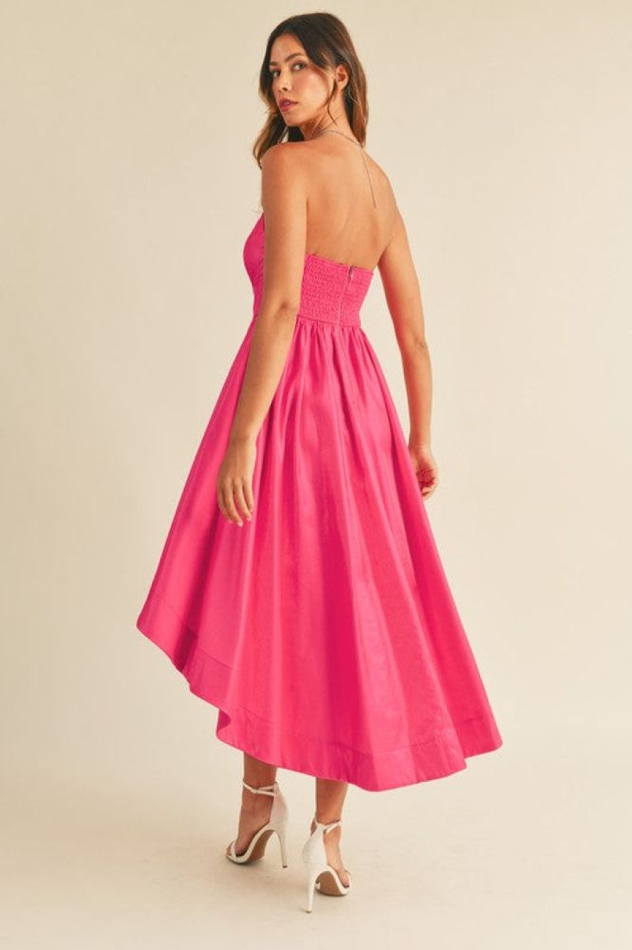 Clothing Mable Avril Hi-Lo Dress Hot Pink