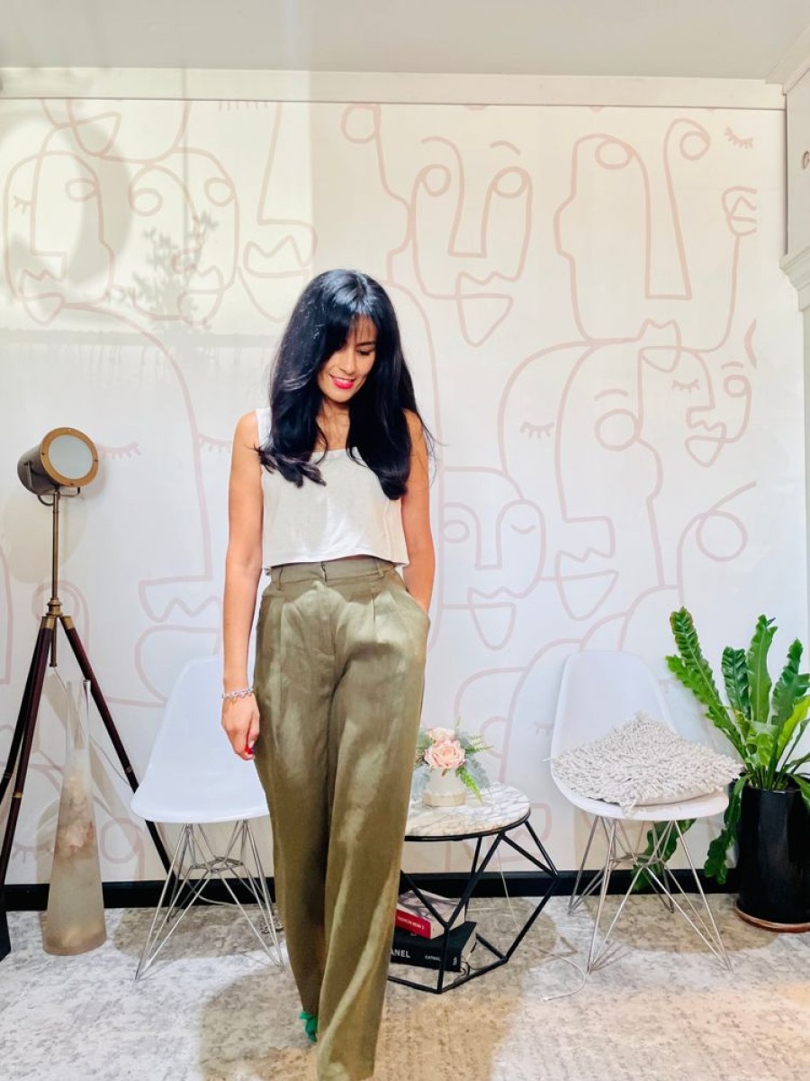 Clothing Lucy Paris Lucy Paris -Joey Linen Pants-